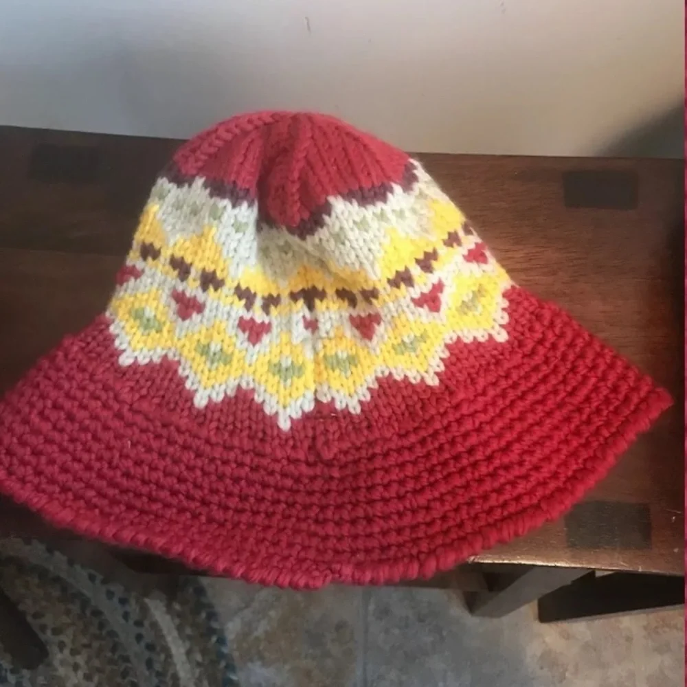 New Free People Fairisle High Road Bucket Hat